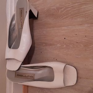 GUC Bellini white heeled sandals